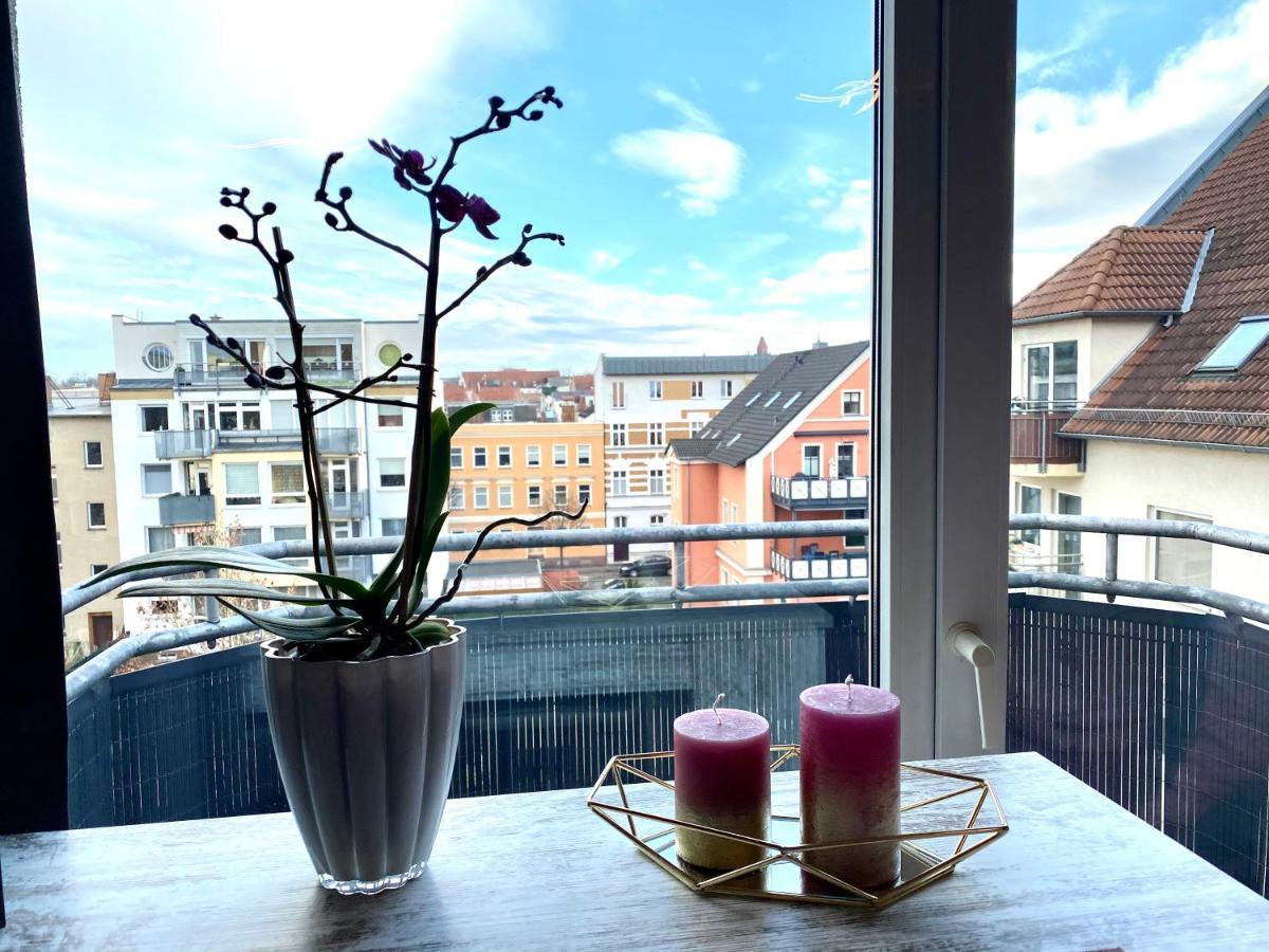 Cottbus-Apartments - Red Apartment I Privat I Wifi I Kueche I Balkon Eksteriør billede